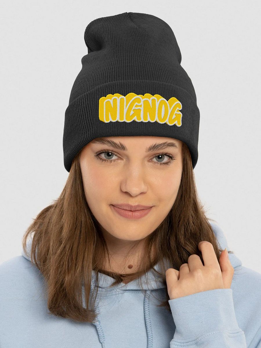YELLOW NigNog Beanie product image (3)