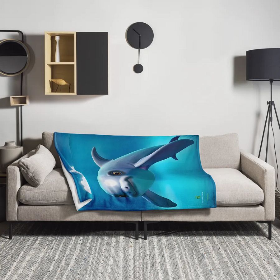 Endangered Species - Mexico - Vaquita Throw Blanket product image (1)
