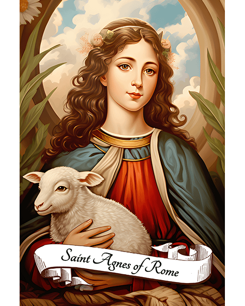 Saint Agnes of Rome Poster product image (1)
