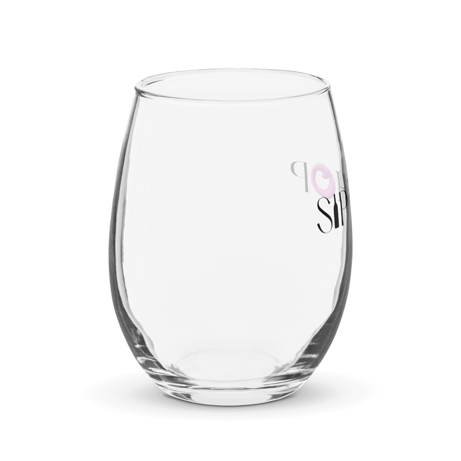 SIP Stemless Wine Glass product image (4)