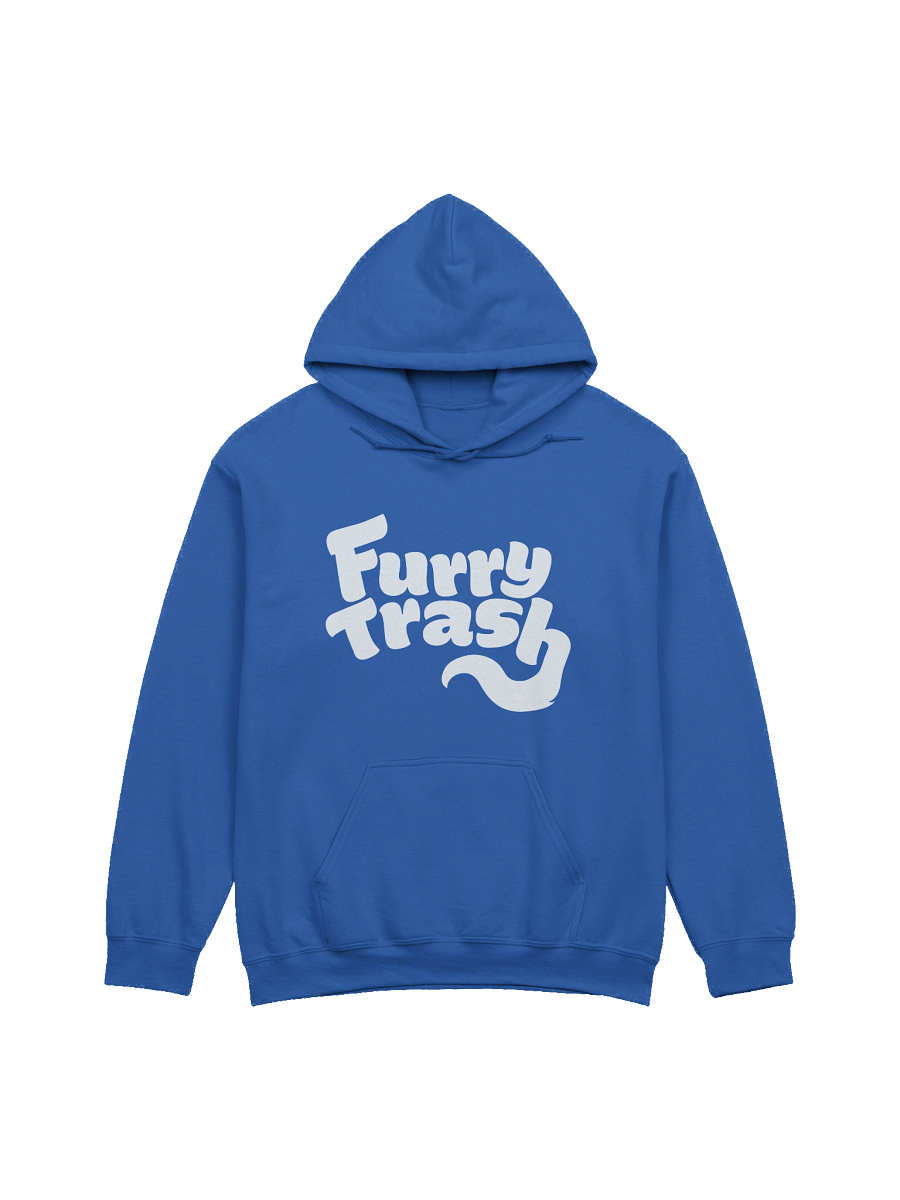 Furry Trash Hoodie – Bubble Logo (White Print) product image (7)
