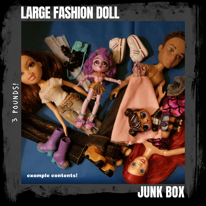 LARGE Fashion Doll Junk Box product image (1)