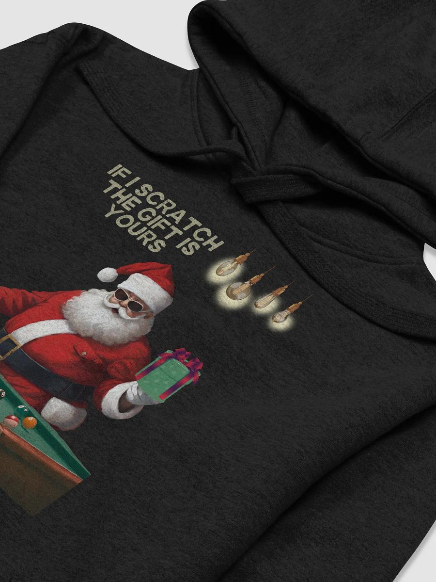 If I Scratch The Gift Is Yours - Pool Shark Santa Hoodie product image (16)