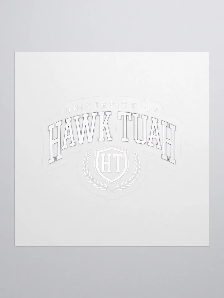 Hawk Tuah University Kiss Cut Stickers product image (1)