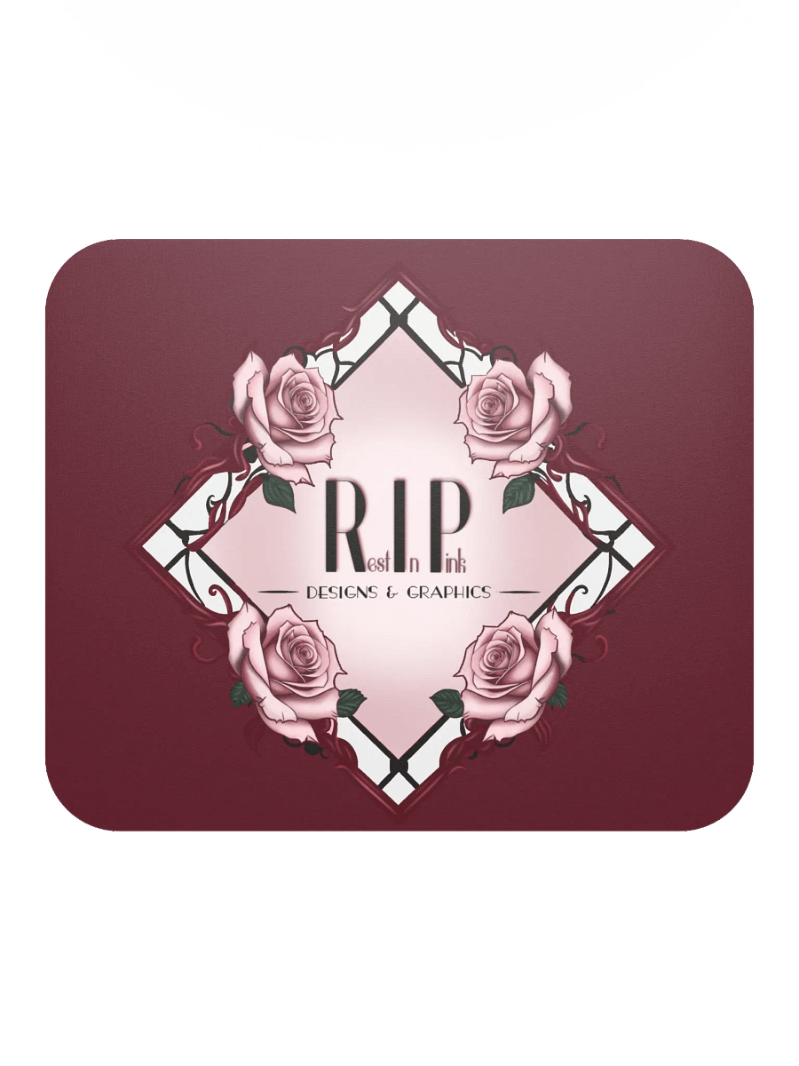 RIP Full Logo Mouse Pad - Red product image (2)