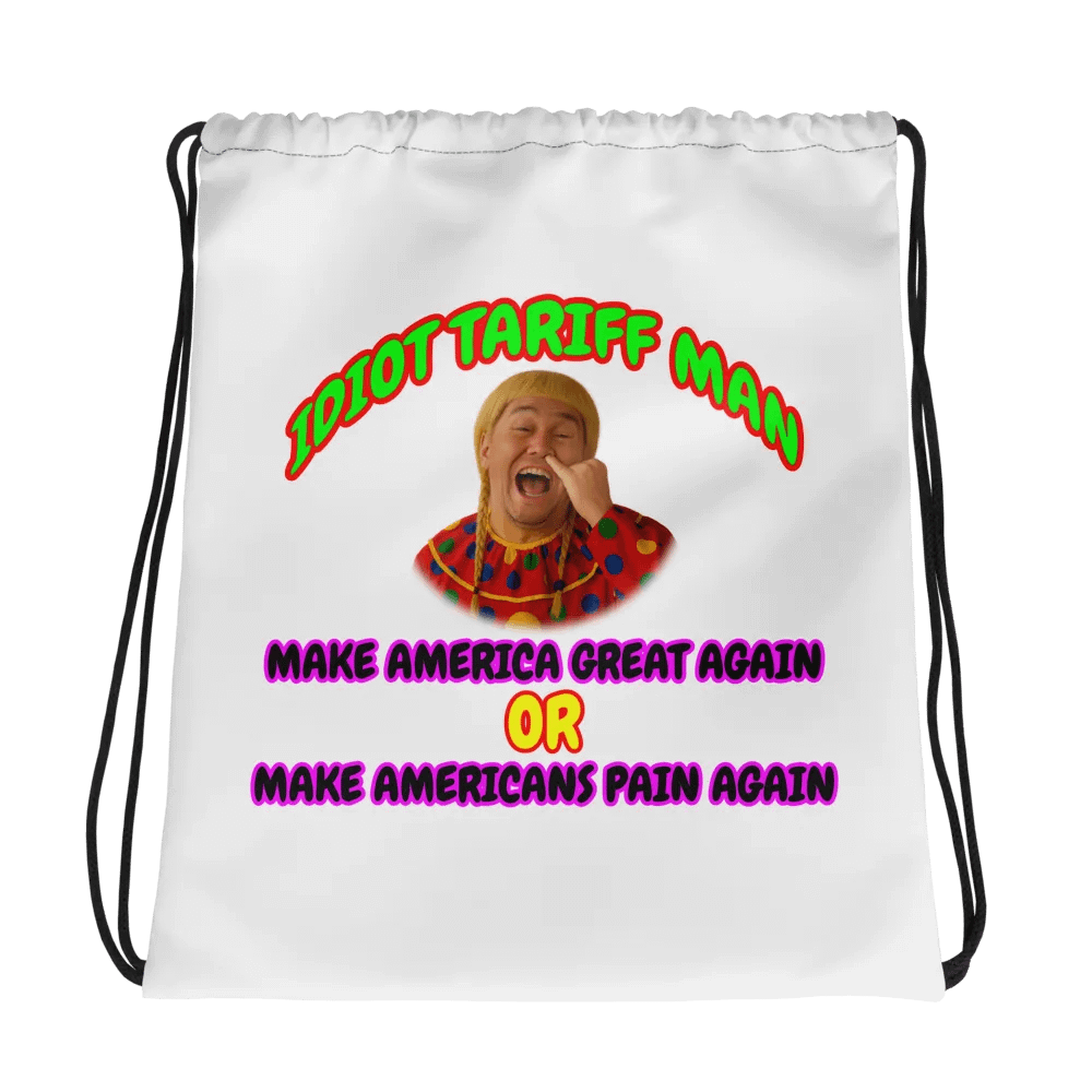 Sarcastic Clown All-Over Drawstring Bag product image (1)
