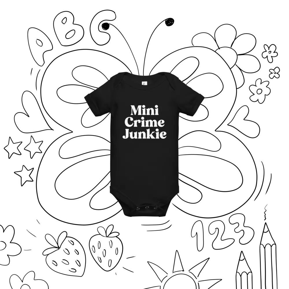 Mini Crime Junkie Onesie product image (9)