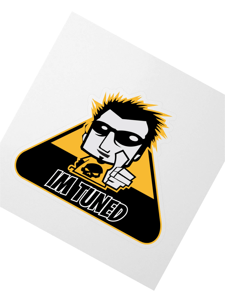 I'm Tuned Sticker product image (2)