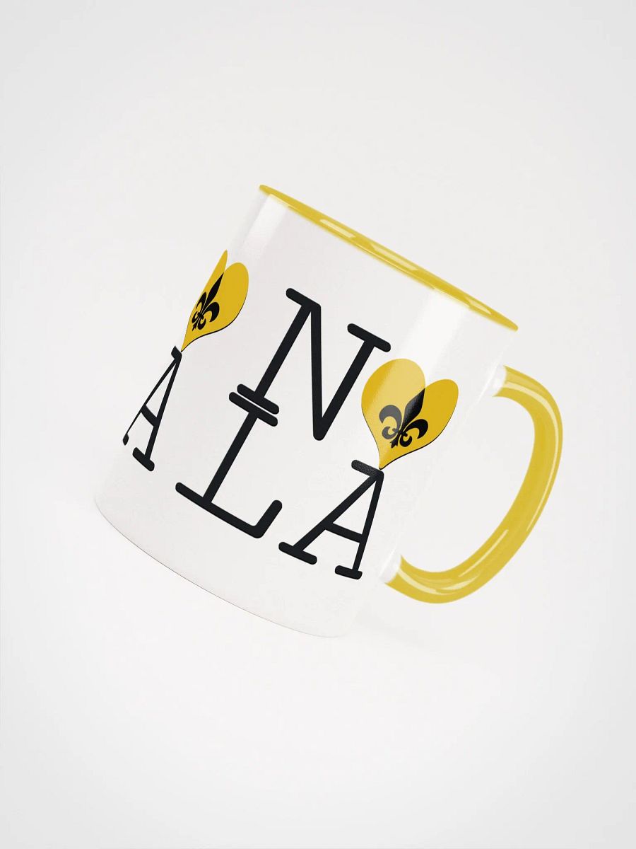 I LOVE NOLA **BIGSHOT COLOR MUG** (YELLOW HEART) product image (4)