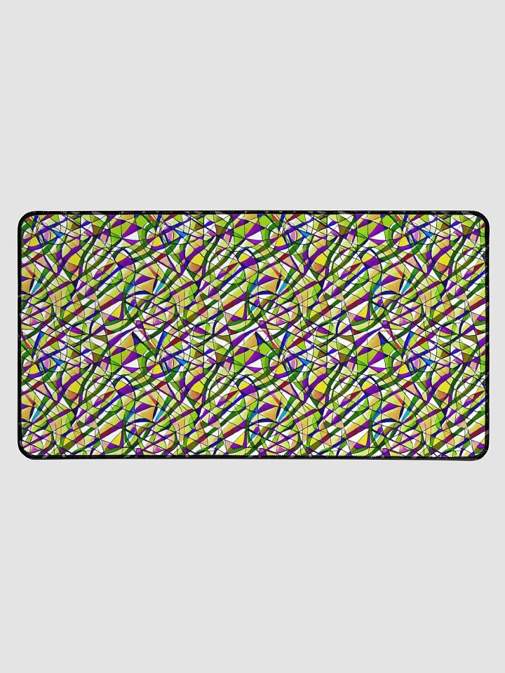 Stained Glass Pattern Desk Mat product image (1)