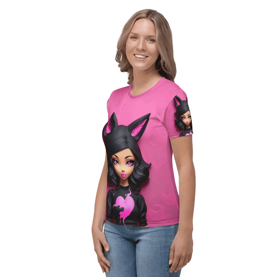 Black Pink T shirt product image (6)