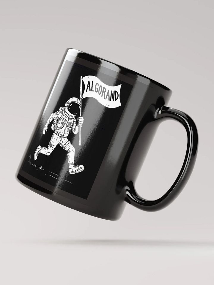 Algorand Moon Man Black Ceramic Coffee Cup product image (2)