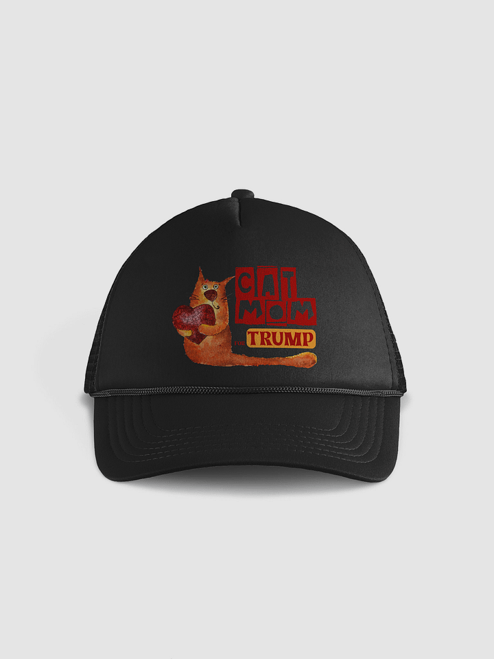 Cat Heart Mom For Trump Hat product image (1)