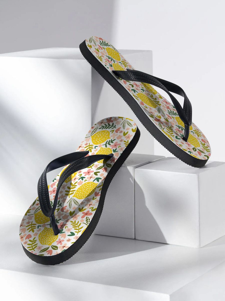Luscious Lemon Flip Flops product image (3)