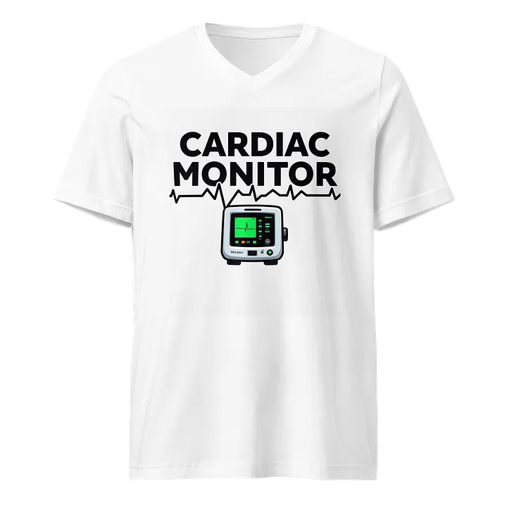 Heartbeat ECG V-Neck Tee product image (1)