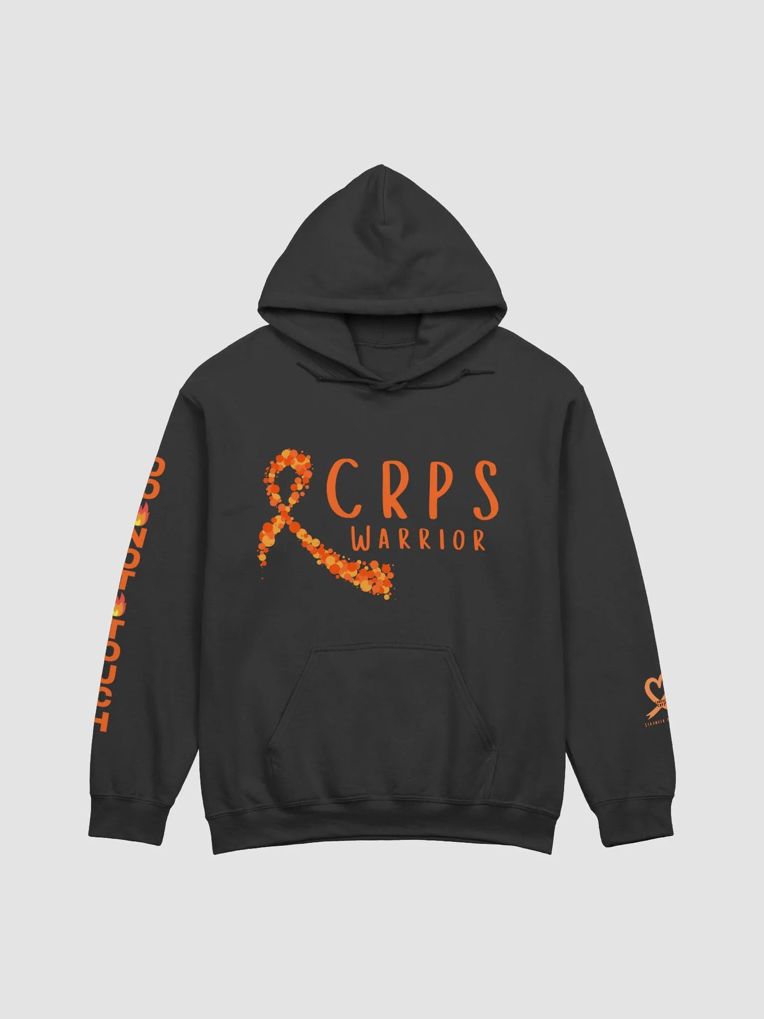 CRPS Warrior Bubble Ribbon- Do Not Touch RIGHT Arm hoodie product image (1)