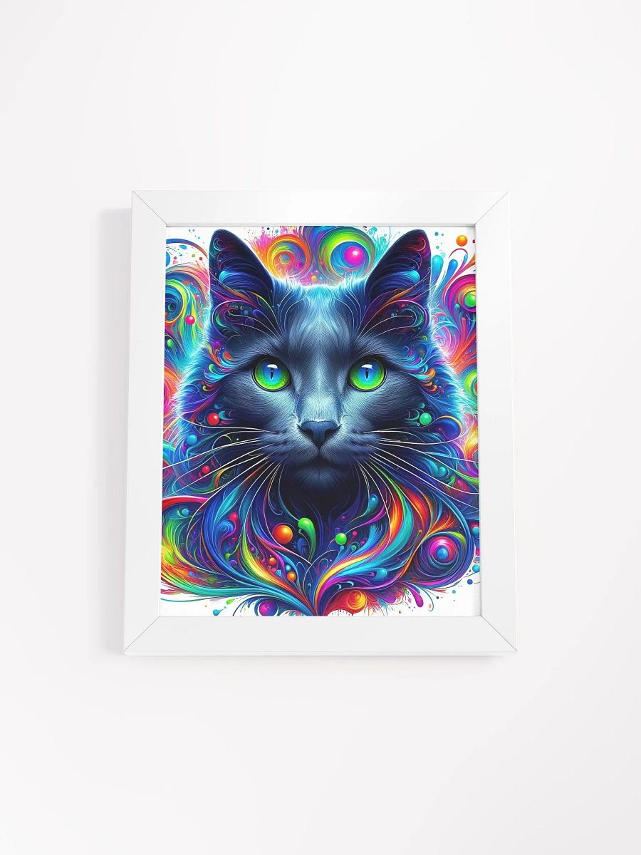 Framed High-Quality Matte Poster (in): Russian Blue 2 product image (97)