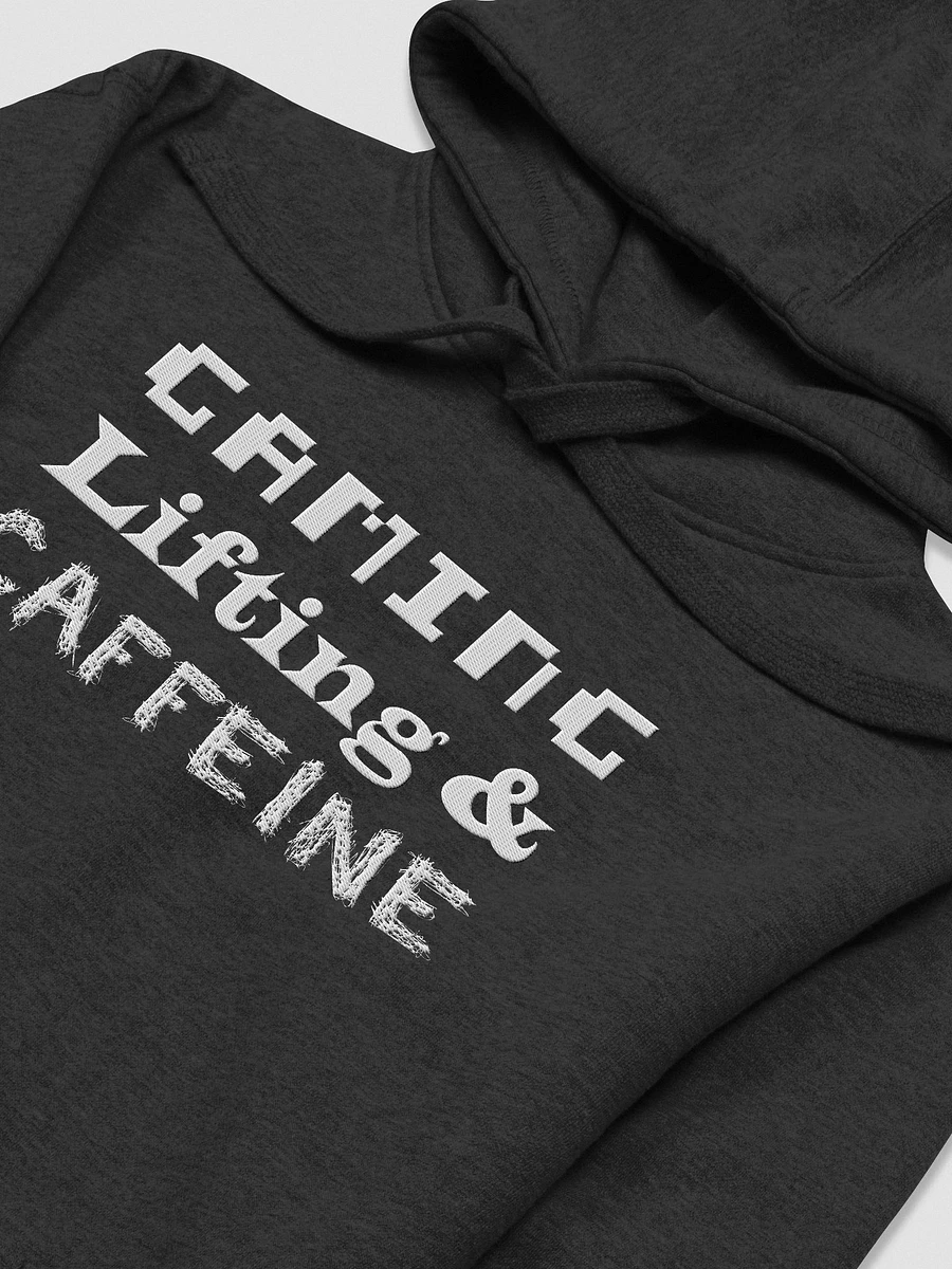 Gaming, Lifting & Caffeine Hoodie - White Lettering product image (3)