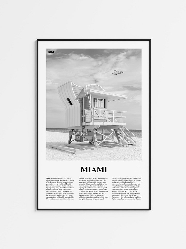 Miami 03 Newspaper Poster product image (1)