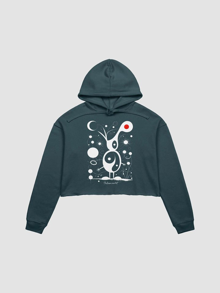 Bella+Canvas Fleece Crop Hoodie product image (2)
