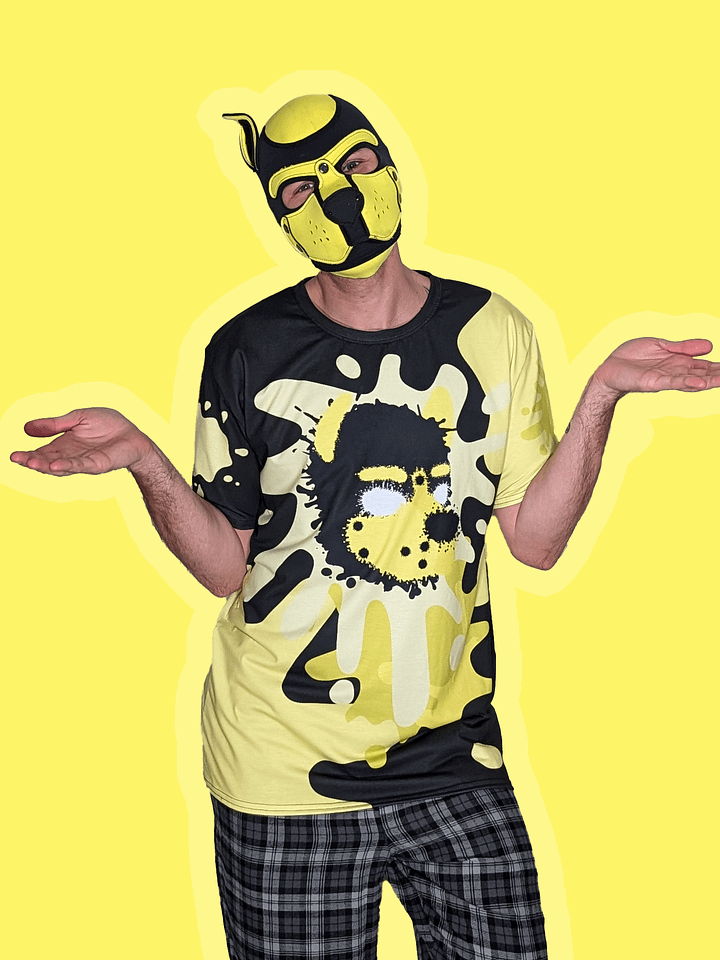 Chaos Splatter Shirt - Yellow product image (1)