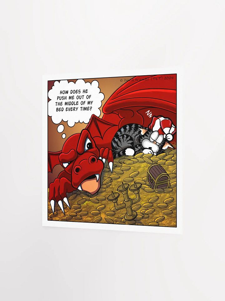 The Middle of My Bed - Resident Dragon Poster product image (2)