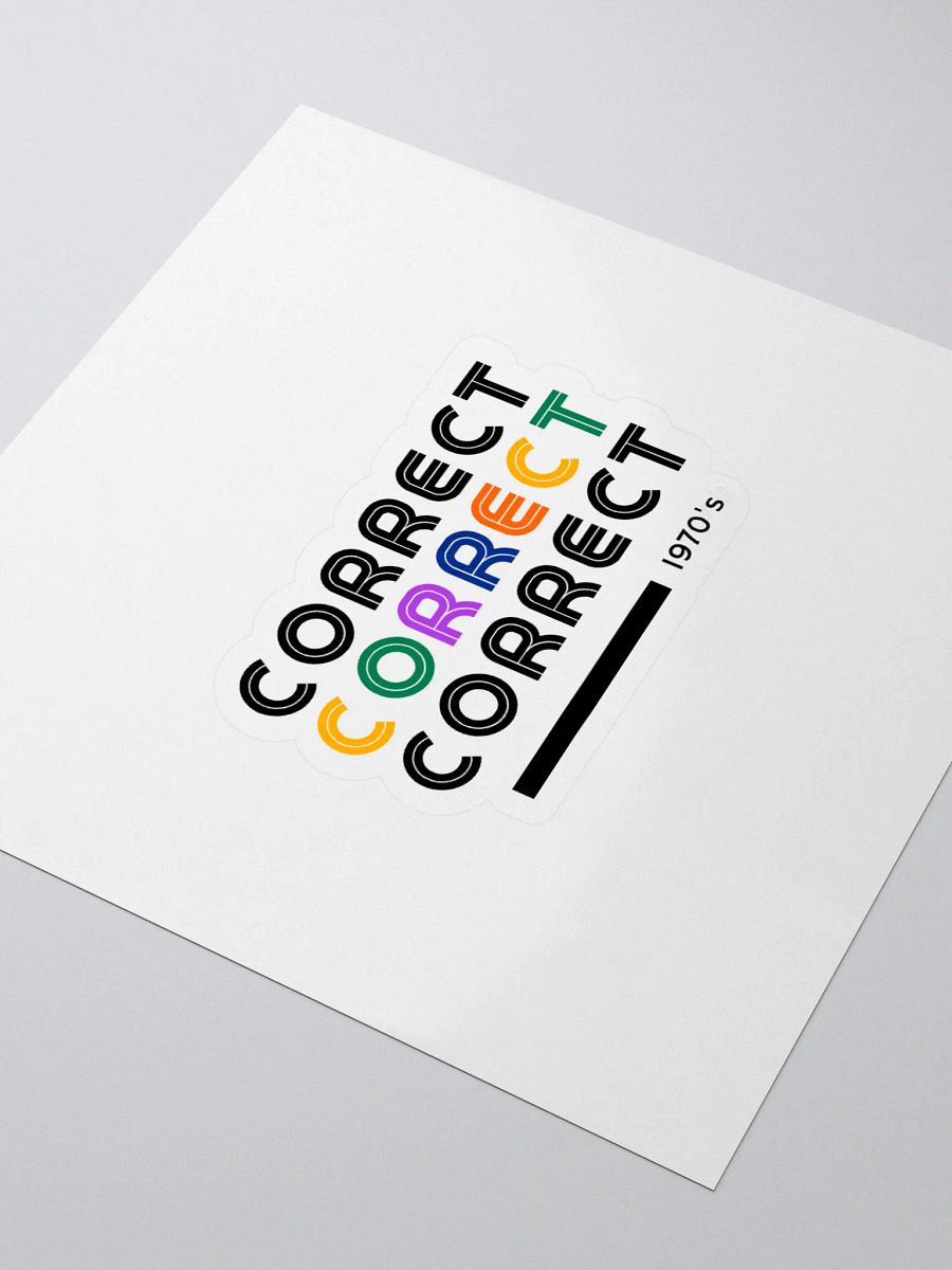 Correct Sticker product image (3)