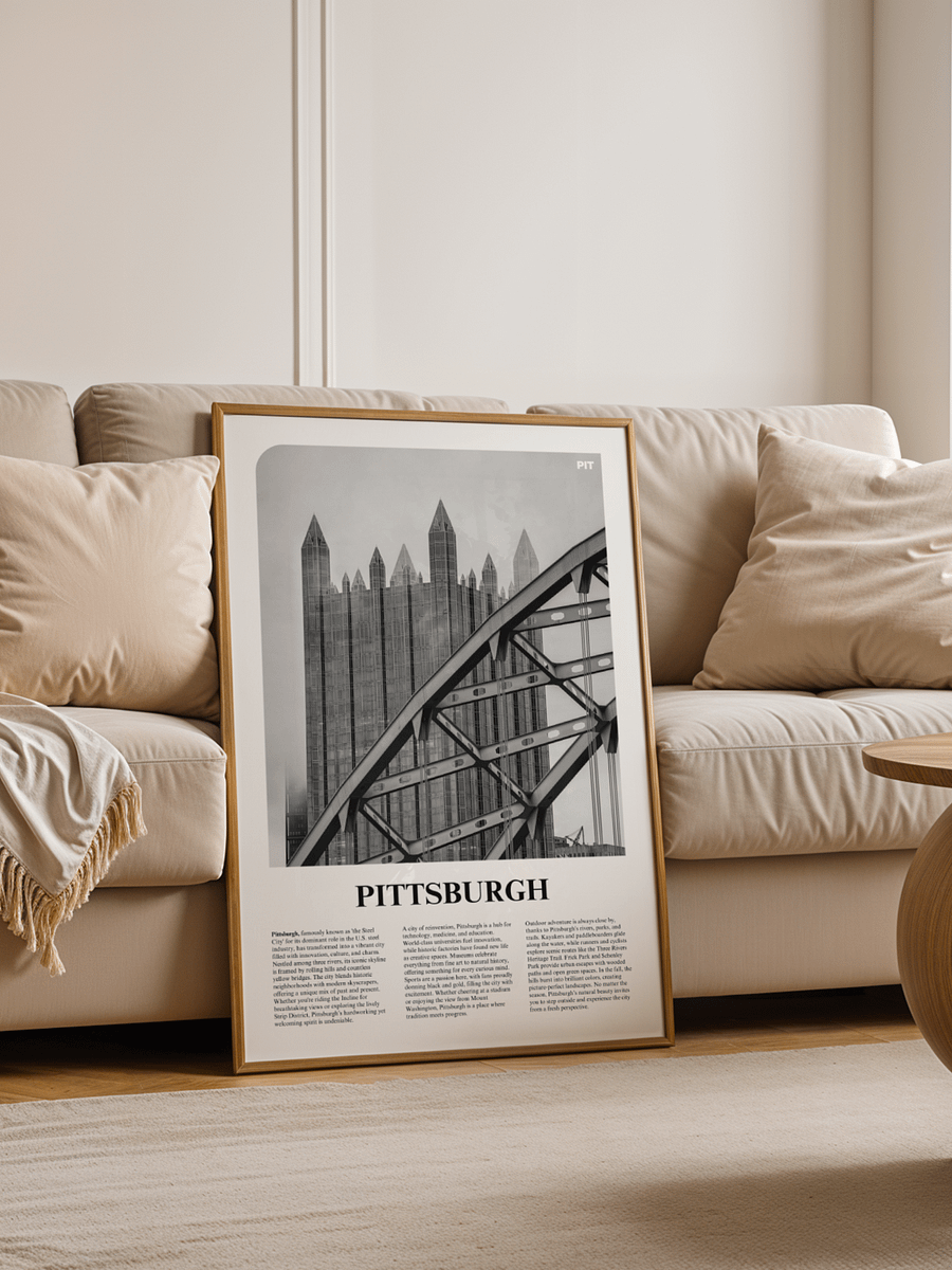 Pittsburgh 01 Newspaper Poster product image (4)