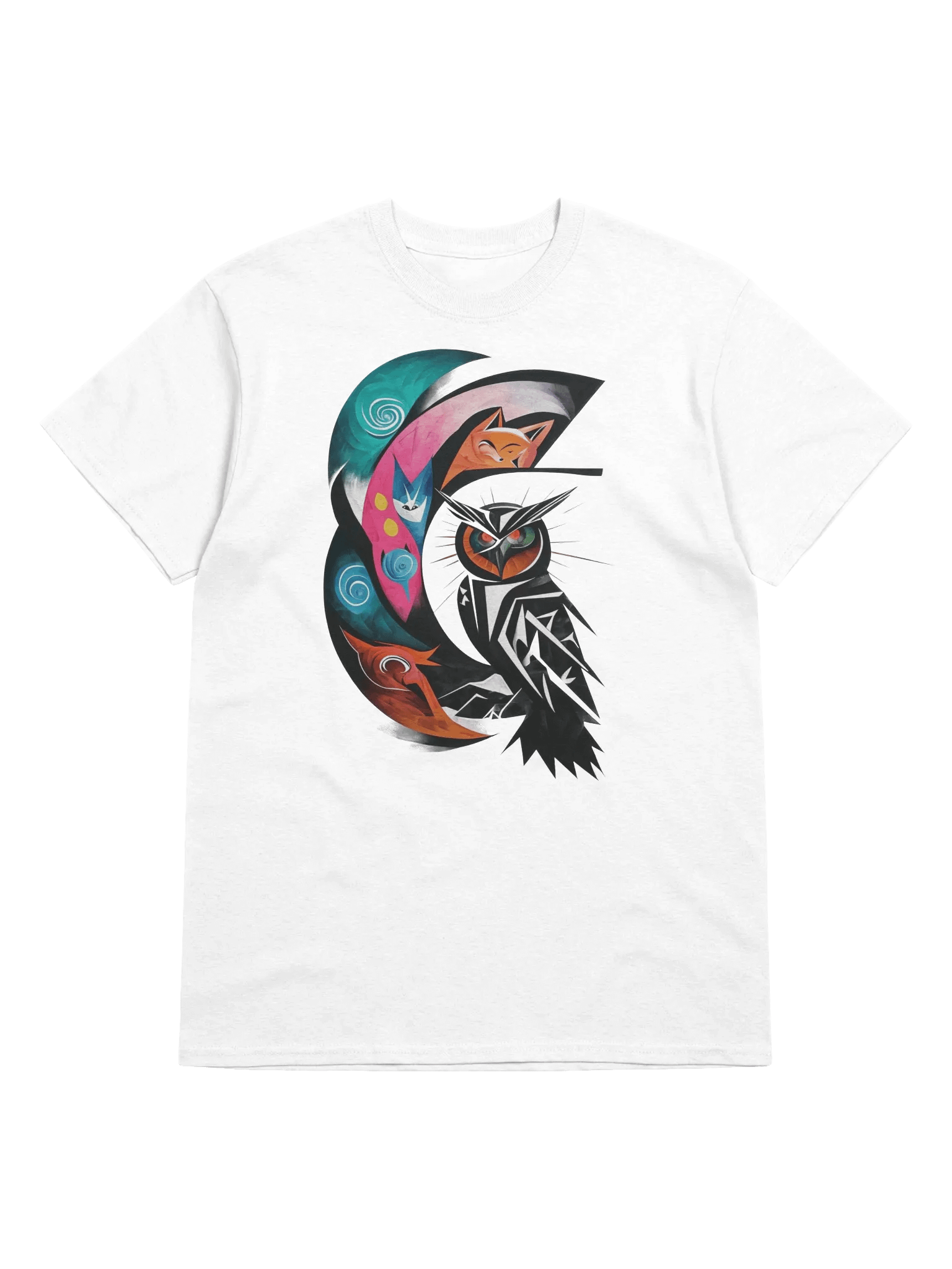 Eclipse Guardian: The Watchful Spirit - Relaxed Streetwear Vibes T-Shirt product image (2)