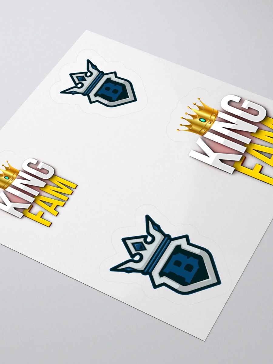 Boyking Crown and King Fam; Kiss Cut Stickers product image (3)