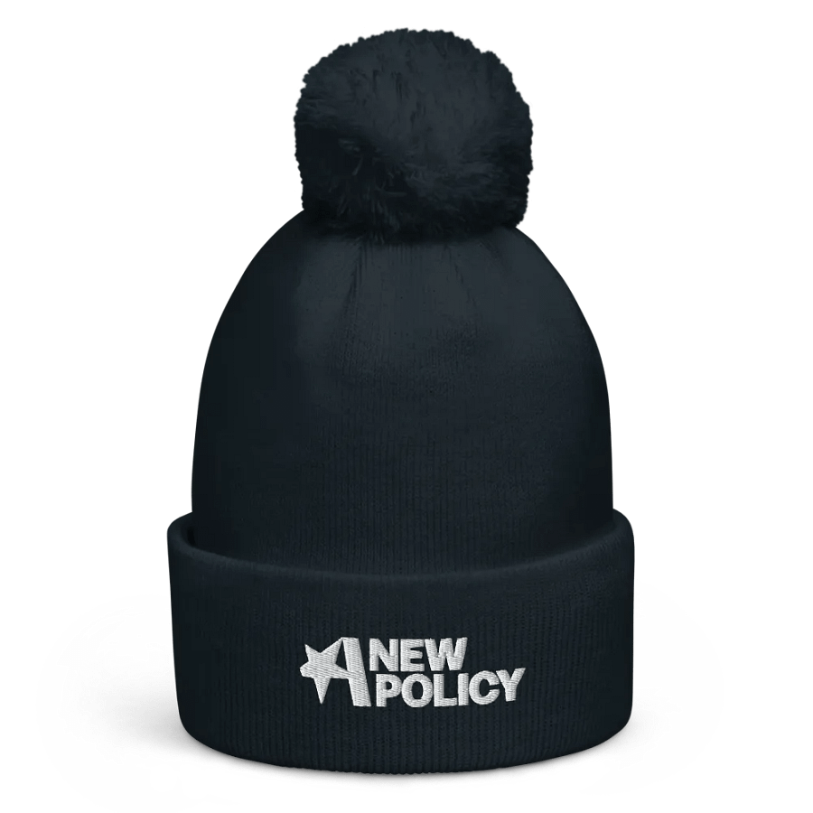 A New Policy Pom Pom Hat - Navy product image (1)