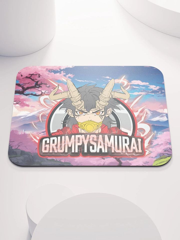 Grumpy Samurai Small Mouse Pad product image (1)