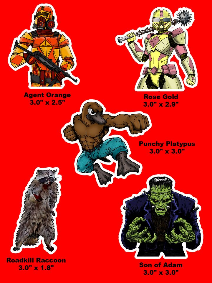 BrocsterBuilds Stickers - Pack #05 product image (1)