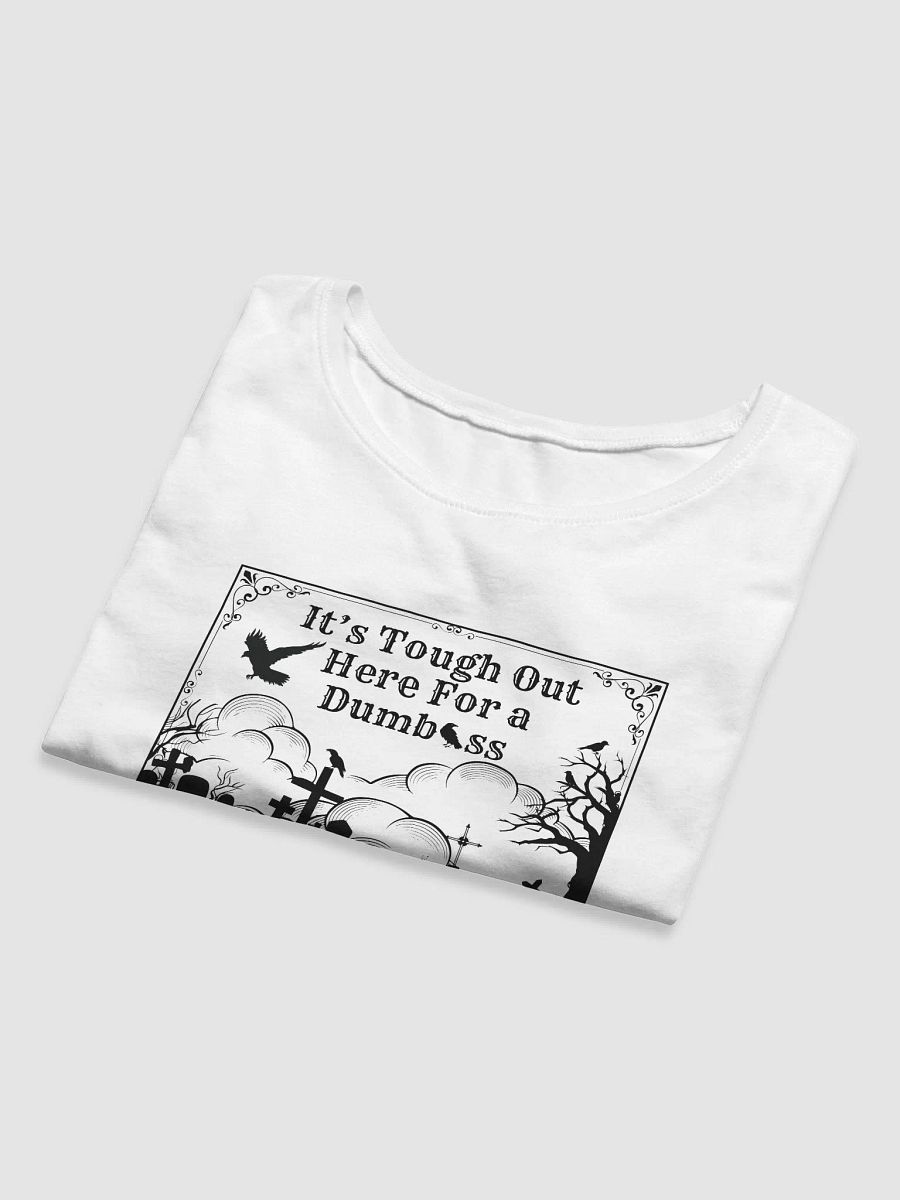 It's Tough Out Here Cropped Tee (Black Design) product image (8)