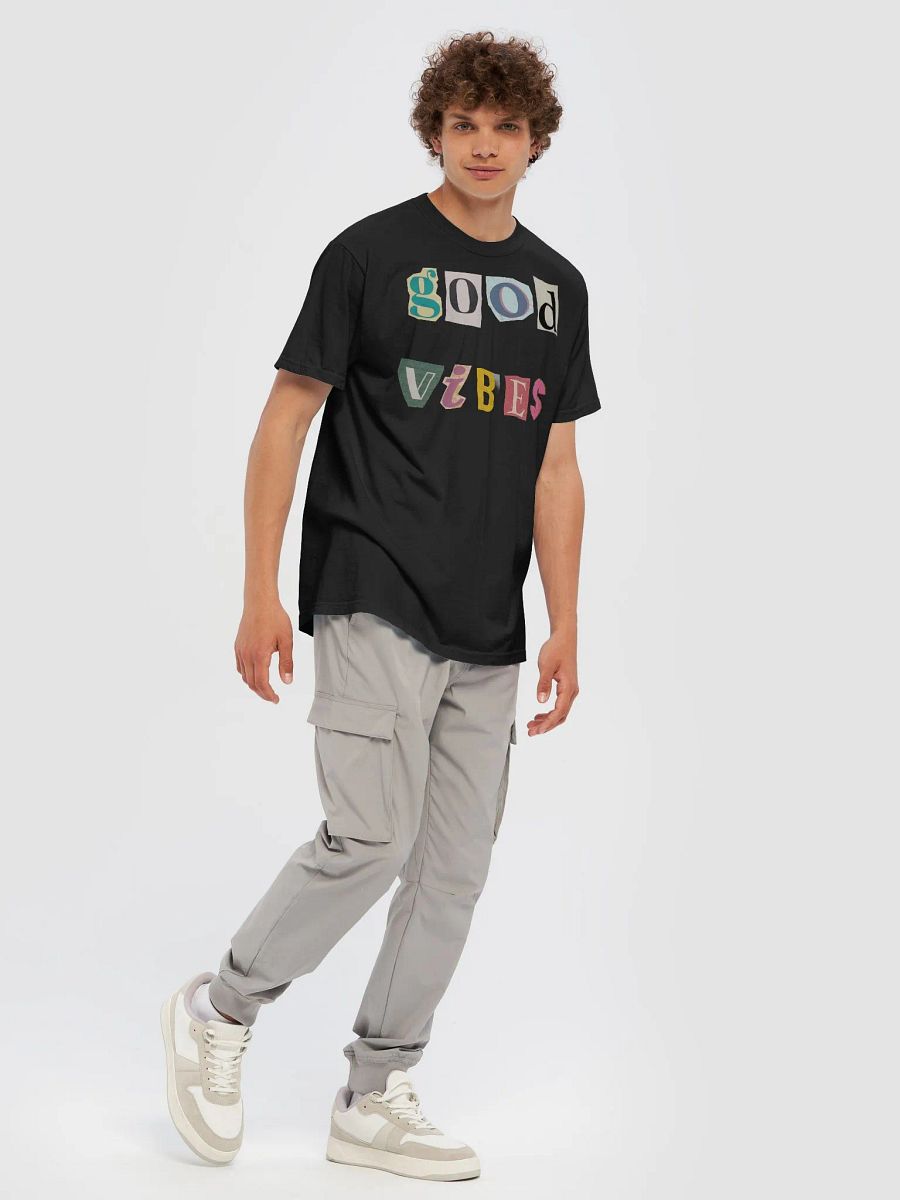 Good VIBES Typography T-Shirt product image (13)