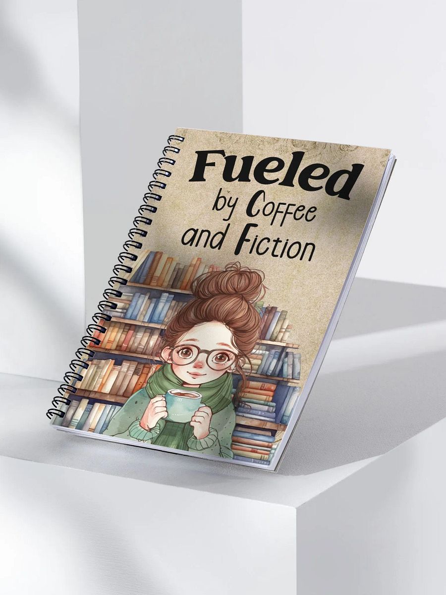 Fueled By Coffee And Fiction - Reading Journal For Coffee And Book Lovers product image (4)