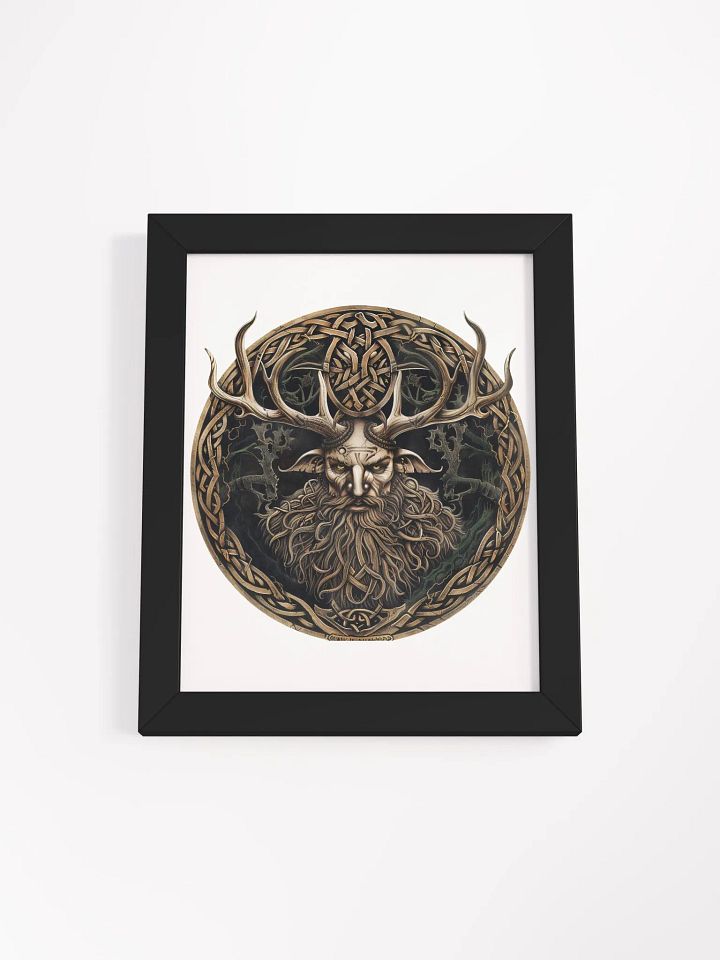 Cernunnos - The Celtic Horned God Framed High-Quality Matte Poster product image (5)
