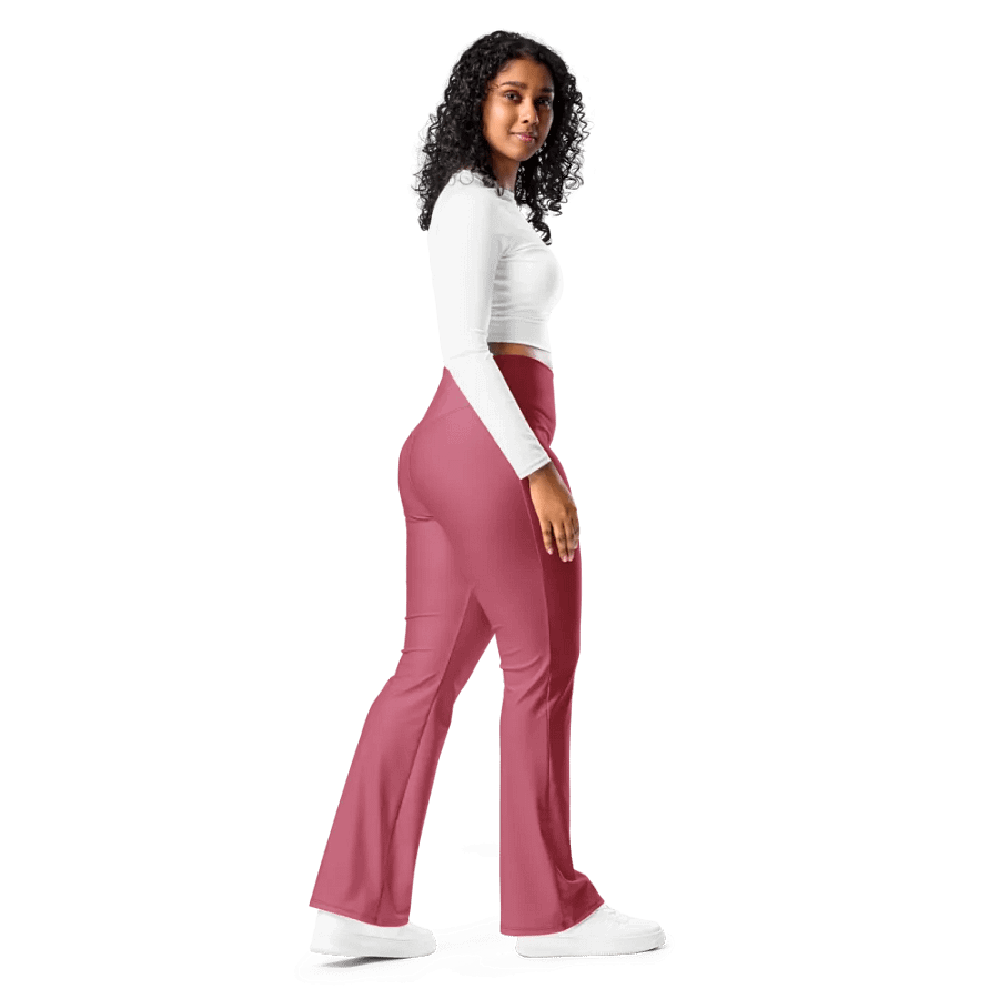 Iconic Hippie Pink Flare Leggings product image (7)