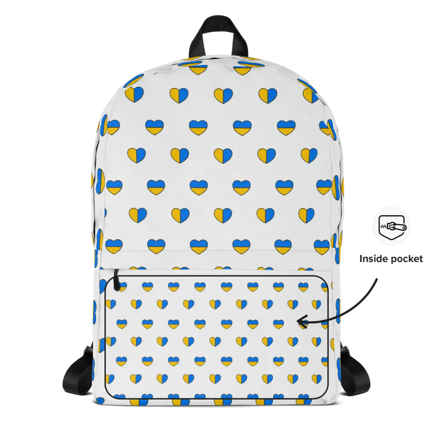 Resistors, Doesn't Speak for Me, Patterned White Backpack product image (5)