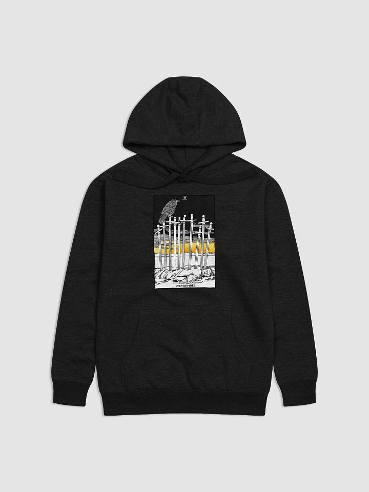 Edgar Allan Poe Ten of Swords Tarot Card Hoodie product image (2)