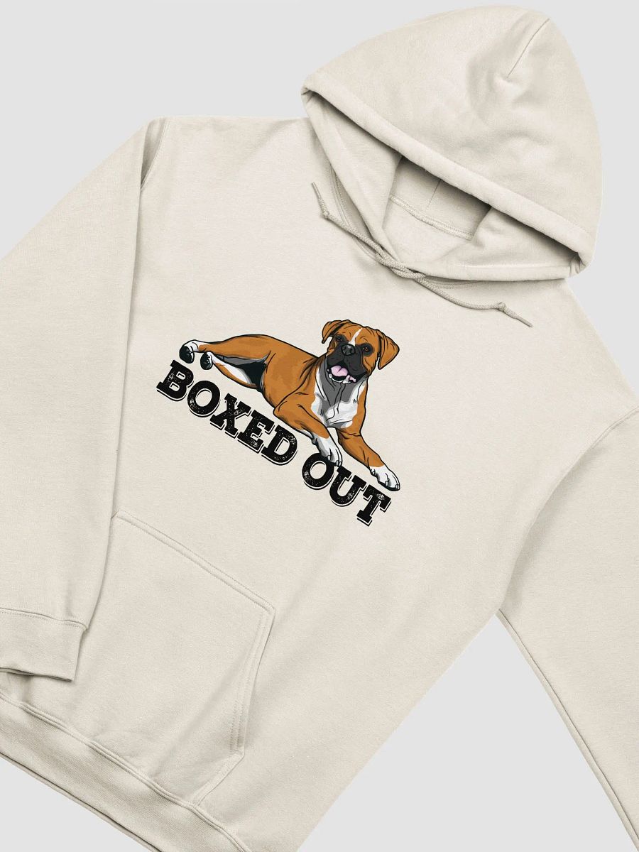 Boxed Out Hooded Sweatshirt of a Boxer Dog | Funny Hoodie for Boxer Paw-rents product image (23)