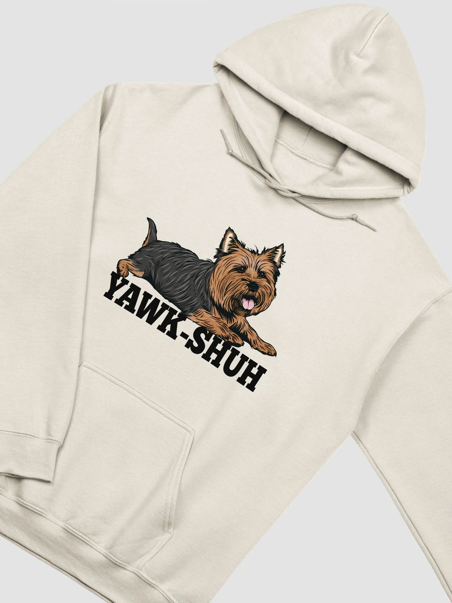 Yawk-Shuh Hooded Sweatshirt of a Yorkshire Terrier | Funny Hoodie for Yorkie Paw-rents product image (22)