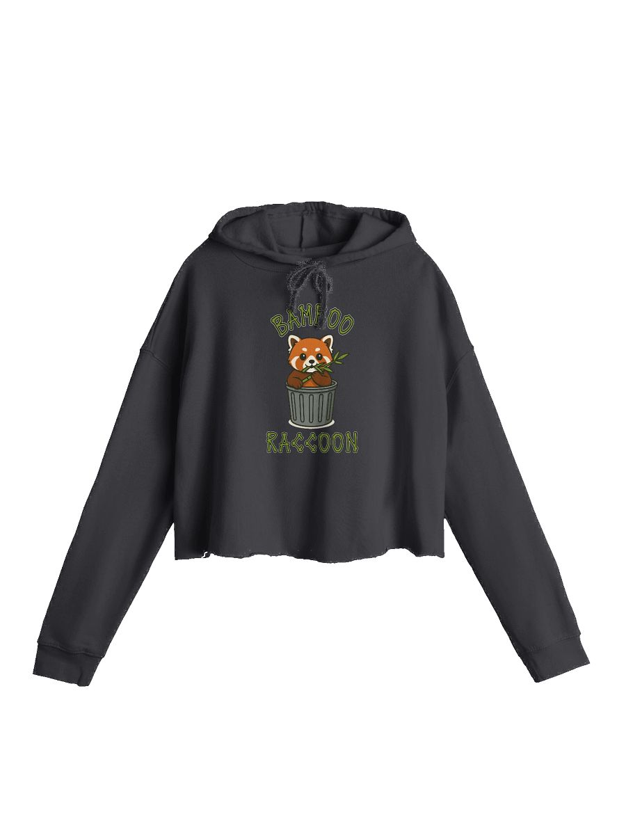 Bamboo Raccoon (Red Panda) Crop Hoodie product image (1)