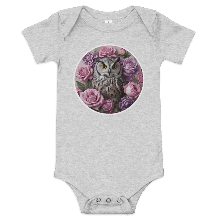 Owl and Roses Baby Onesie product image (3)