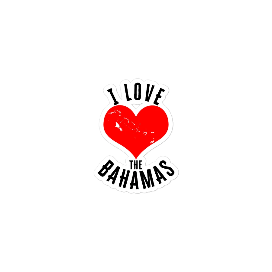 Bahamas Magnet : I Love The Bahamas : Heart Bahamas Map product image (2)