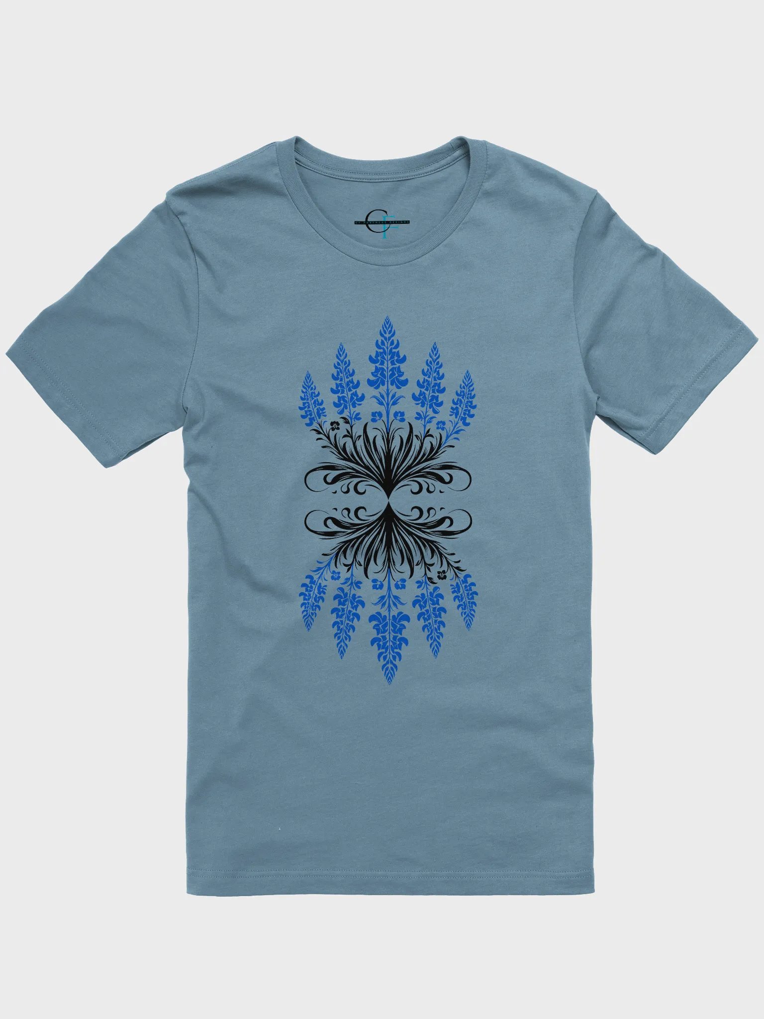 Twin Bloom: Texas Bluebonnet Reflection Tee product image (11)