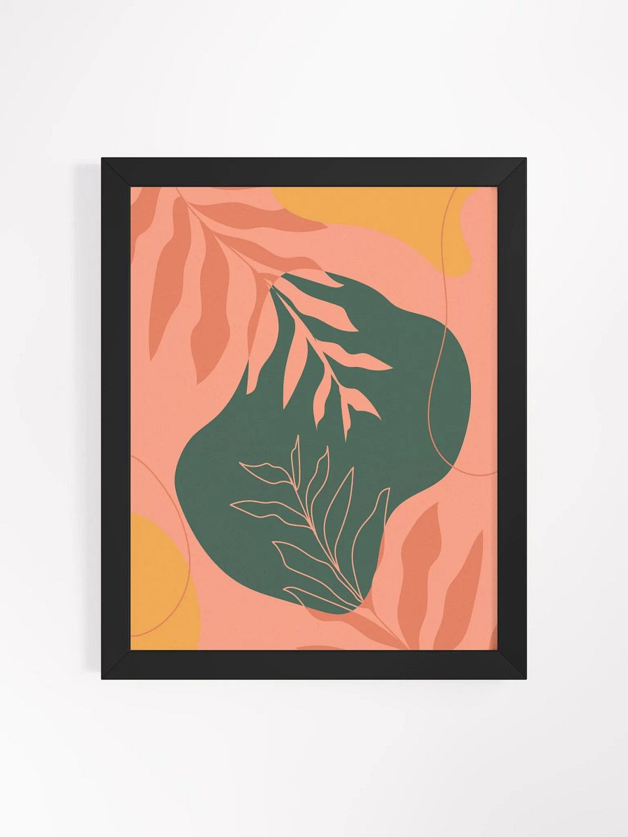 Modern Leafy Abstract Framed Poster product image (15)