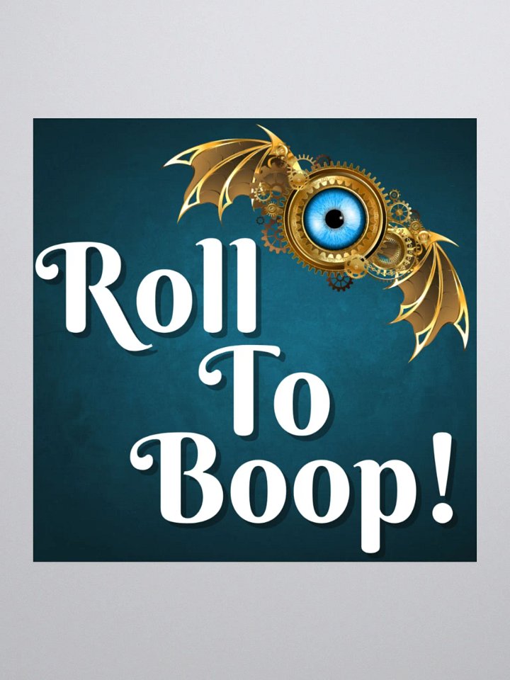 Roll to Boop Sticker product image (1)