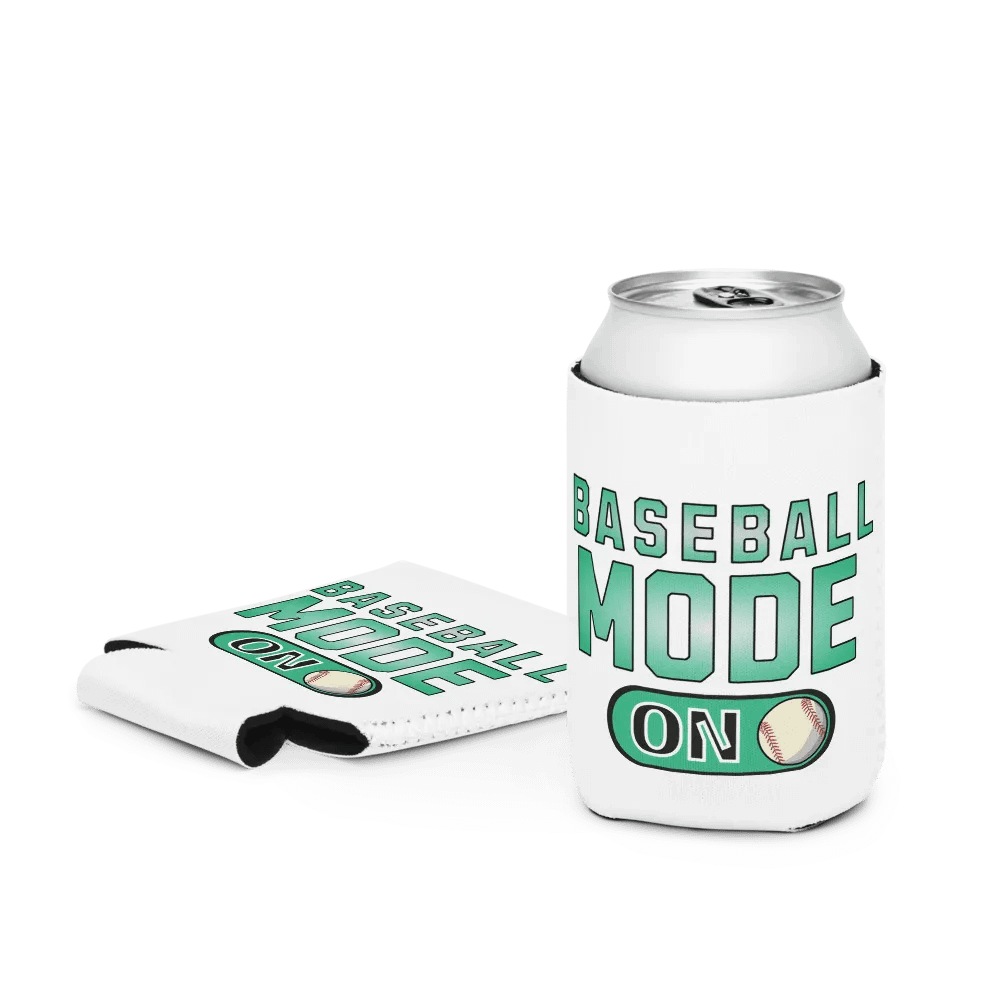 Baseball Mode On Can Cooler product image (3)