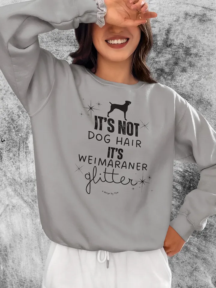 Weim Glitter - Cotton Heritage Premium Sweatshirt (black print) product image (1)